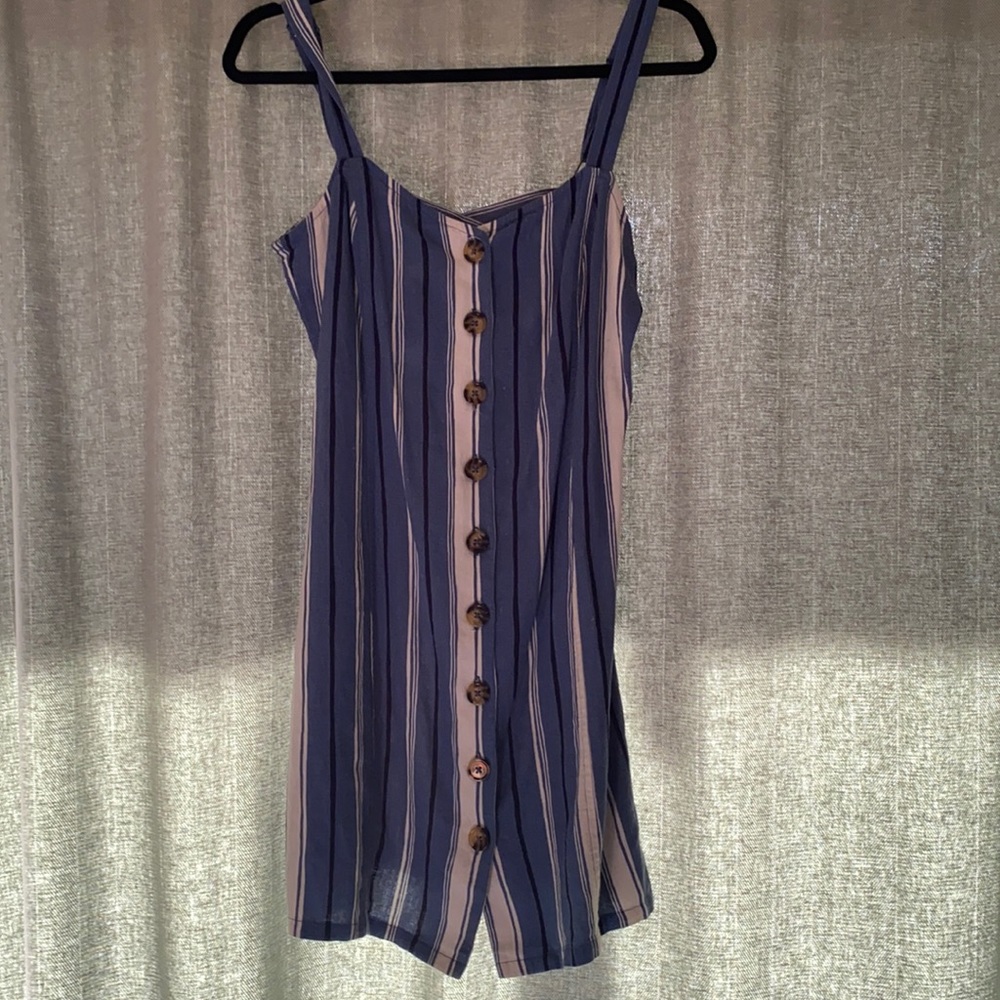 Stripped mini dress